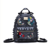 2019 new butterfly yellow rivet shoulder bag