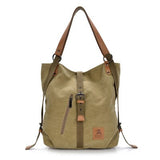 Fashion Canvas Printing Backpack Women