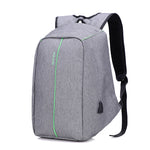 Men anti-theft laptop backpack USB charging computer bag 2019
