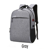 Anti theft backpack laptop waterproof USB charging backpack