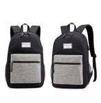 men waterproof USB charging schoolbag backpack